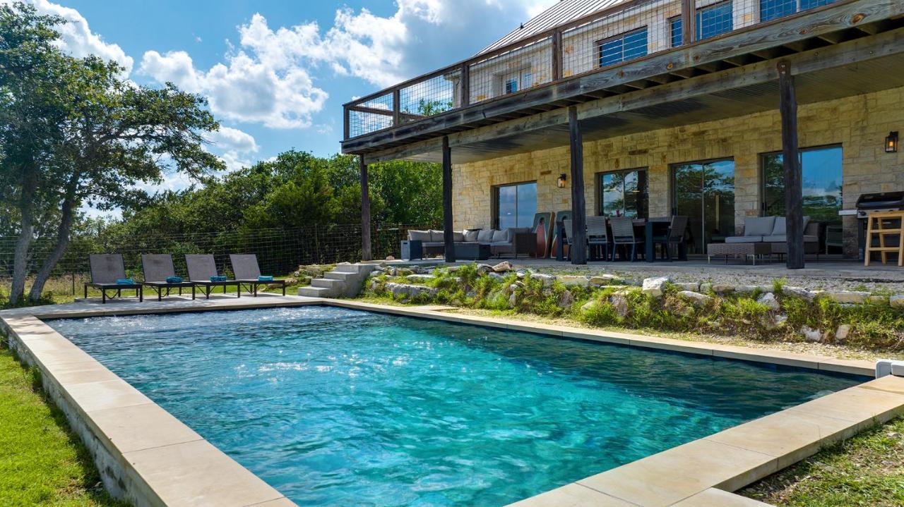 The Point Serene Hill Country Views With Pool & Hot Tub Villa Luckenbach Exterior photo