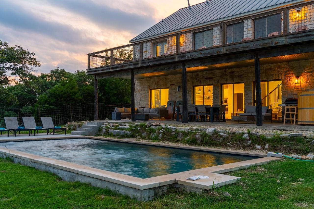 The Point Serene Hill Country Views With Pool & Hot Tub Villa Luckenbach Exterior photo