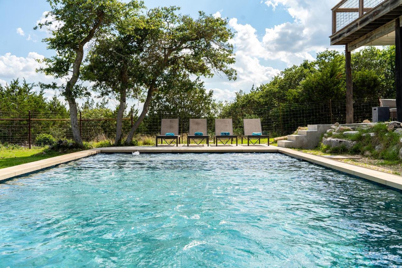 The Point Serene Hill Country Views With Pool & Hot Tub Villa Luckenbach Exterior photo