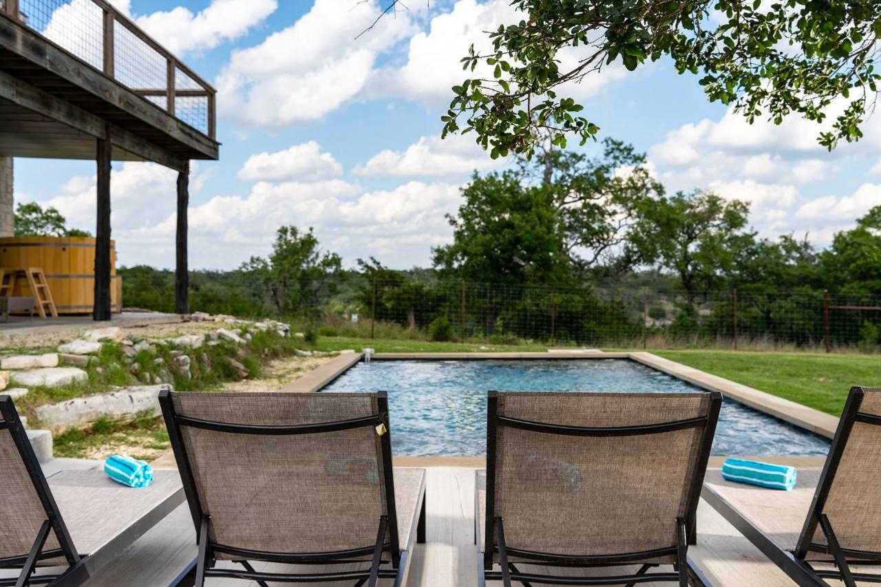 The Point Serene Hill Country Views With Pool & Hot Tub Villa Luckenbach Exterior photo