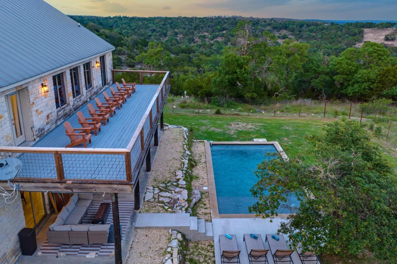 The Point Serene Hill Country Views With Pool & Hot Tub Villa Luckenbach Exterior photo